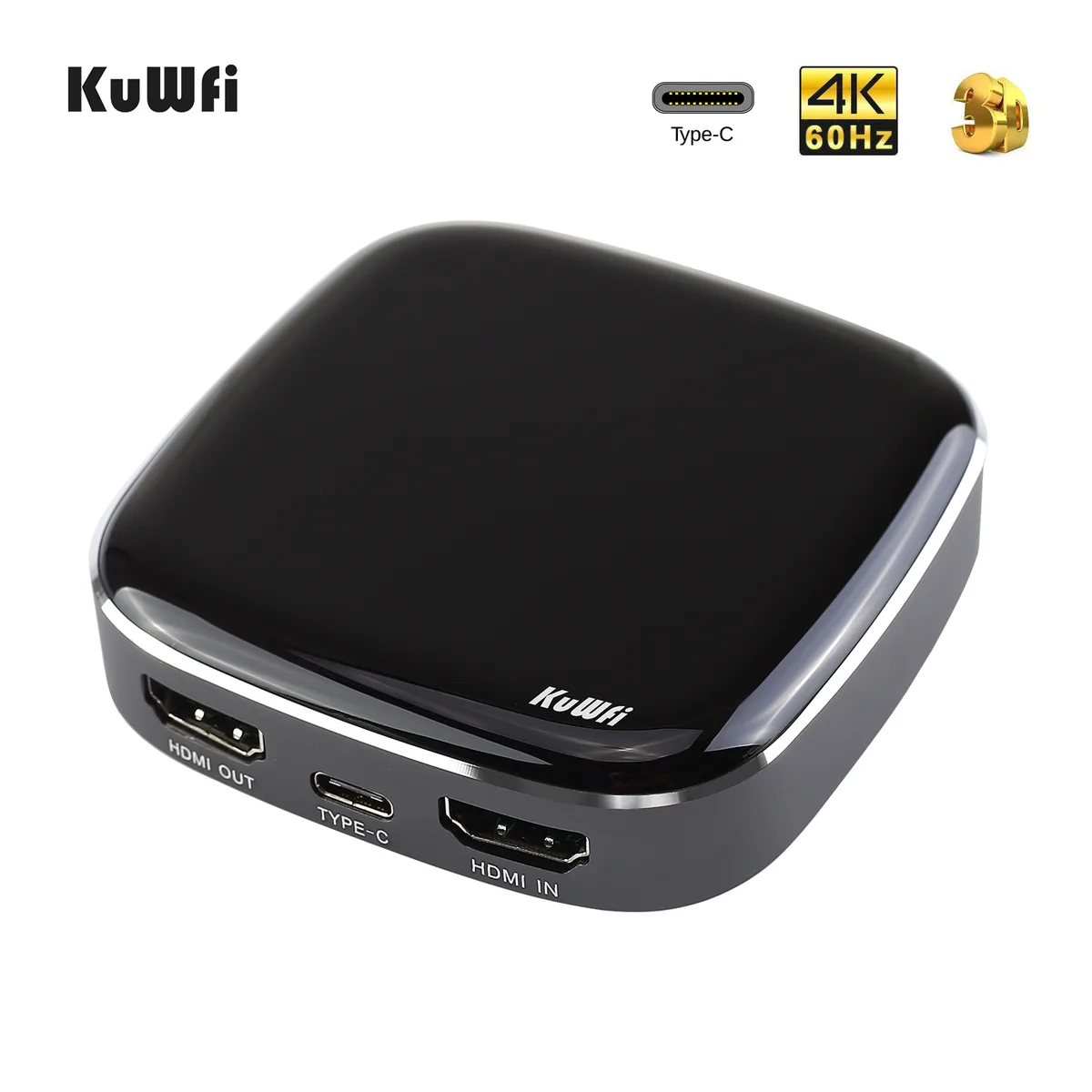 KuWfi KuWfi Type-C Capture HDMI Dongle 1080p 60fps TV Tuner — product photo
