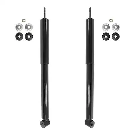 Two nitrogen gas charged rear shock absorbers in a kit