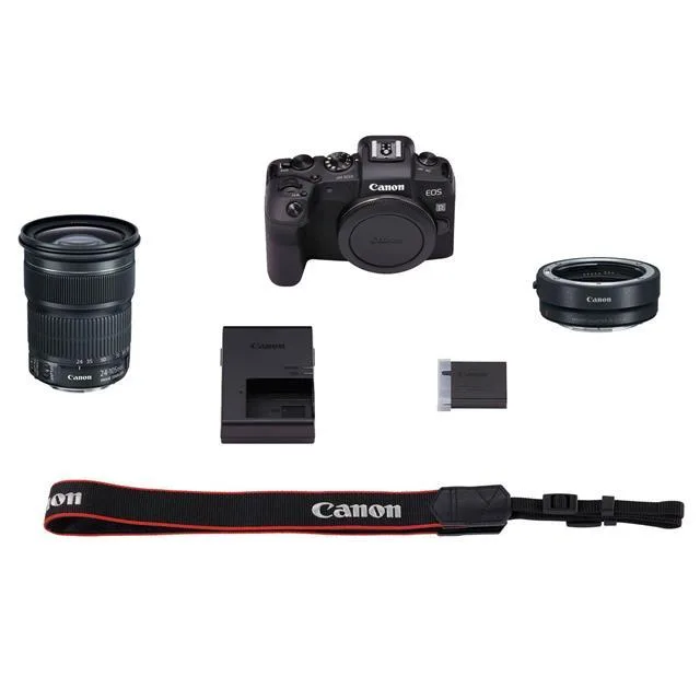 Canon Canon EOS RP 26.2MP with EF 24-105mm f/3.5-5.6 IS STM &amp; EF-EOS R Adapter — product photo
