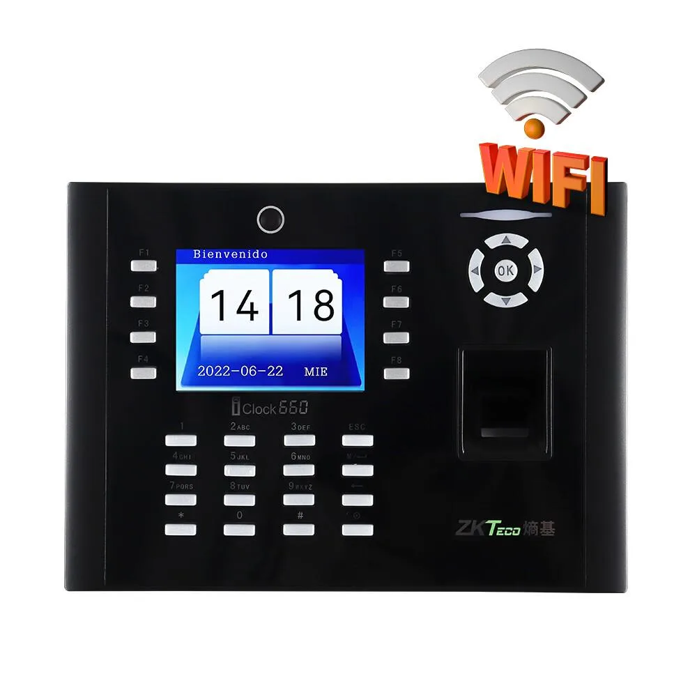 ZKTECO ZKTECO iClock660 3.5" Fingerprint Time Attendance Terminal Access Control WIFI — product photo