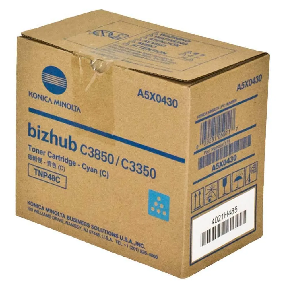 Konica Minolta Konica Minolta A5X0430 cyan toner cartridge (genuine brands) 10000 yield — product photo