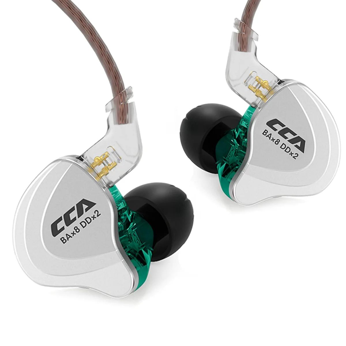  ROCCAT C10 Cyan In-Ear Headphone 10mm Driver 32 Ohm 108 dB 3.5mm Connector Detachable Cable 0.08 kg — product photo