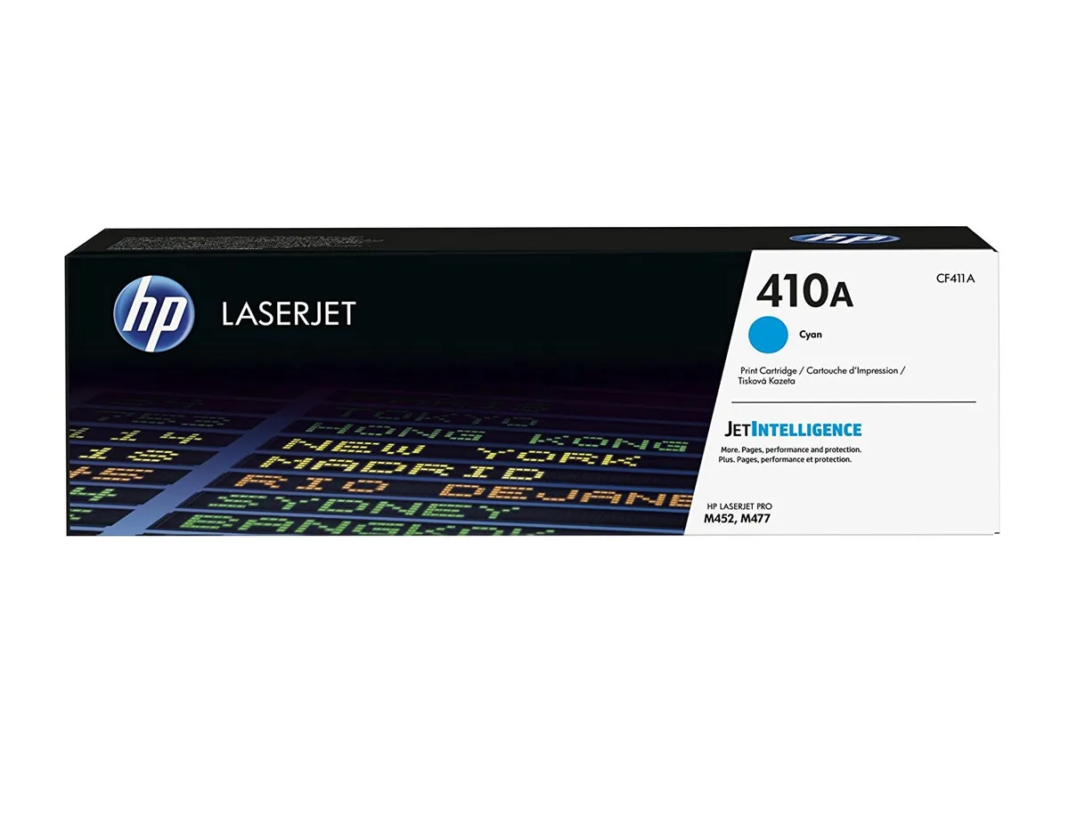 HP HP CE411A 305A Cyan toner cartridges (genuine brands) — product photo