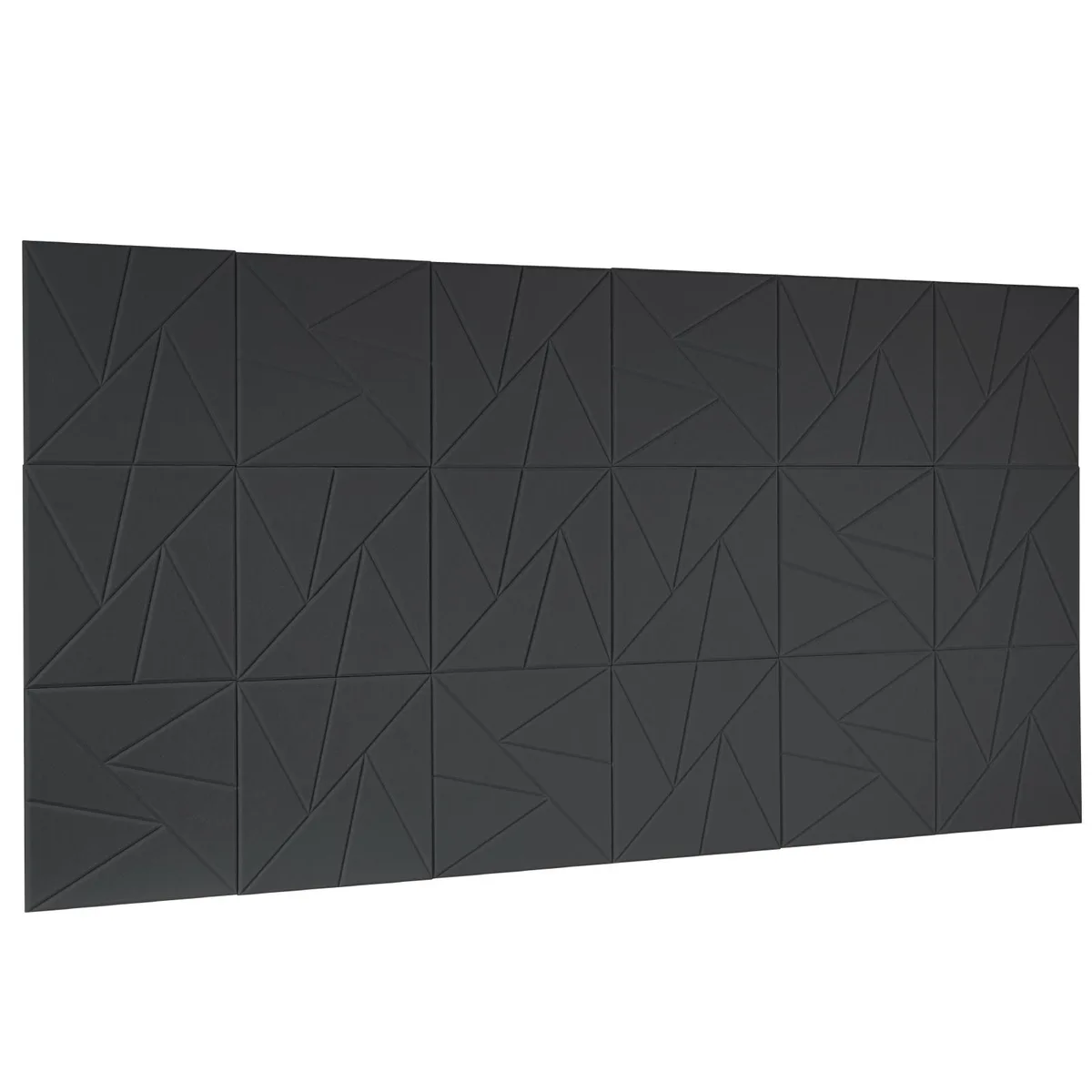 VEVOR VEVOR Acoustic Panels 18 Pack 11.8 x 11.8 x .4 inch Black Diamond Grid — product photo