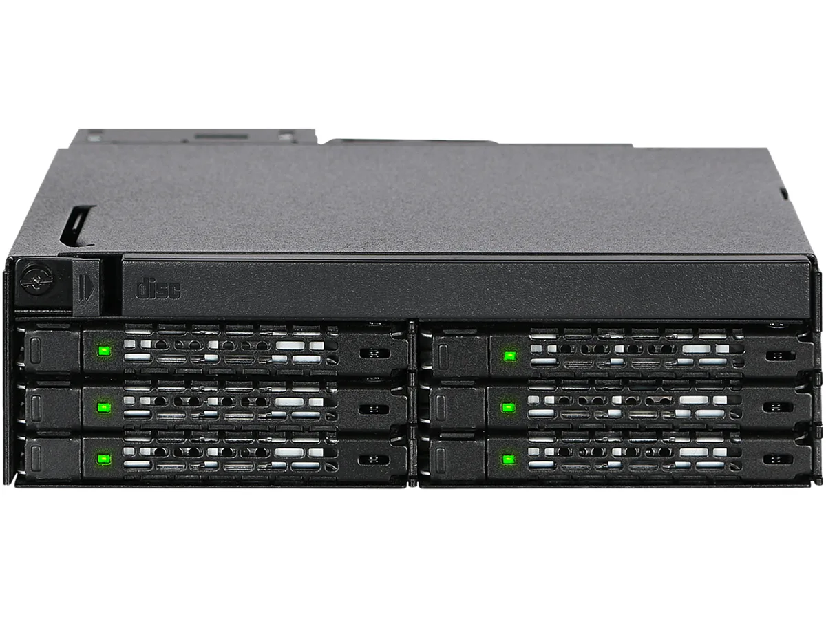ICY DOCK ICY DOCK MB606SPO-B 6×2.5" SAS/SATA + Ultra Slim ODD 5.25" Bay — product photo