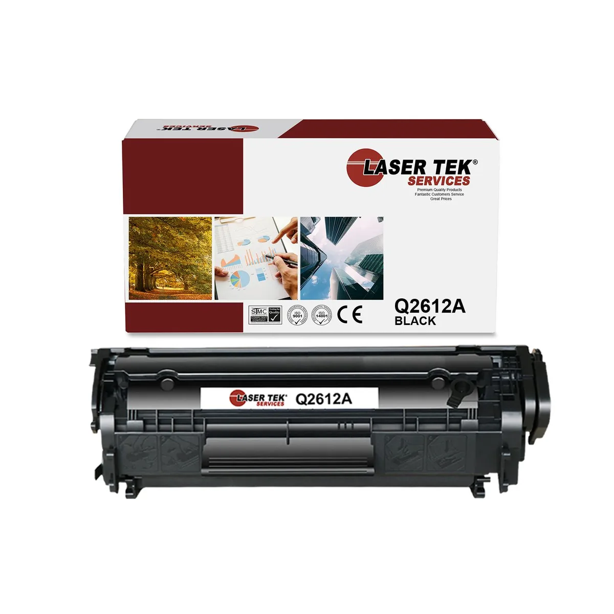 Laser Tek Services Laser Tek Services Q2612A (12A) Black Toner Cartridge 2000 Pages — product photo