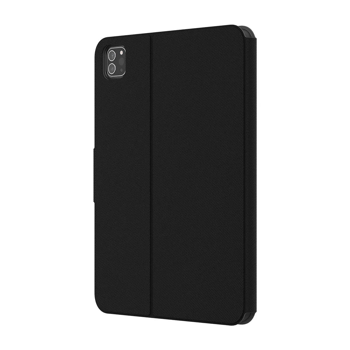 Black folio case for iPad Air 11 with magnetic stand and pencil holder