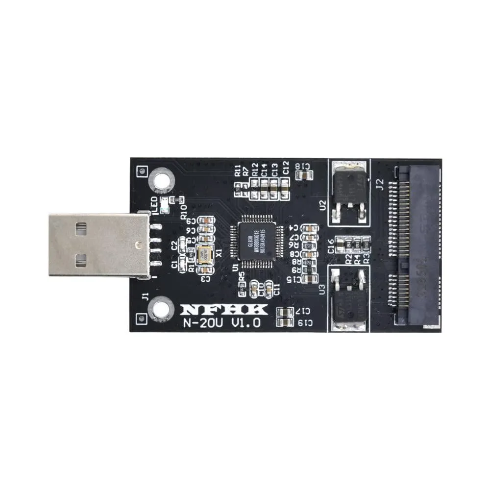 LORDWORLD LORDWORLD Mini PCI-E mSATA to USB 2.0 Adapter 50mm — product photo