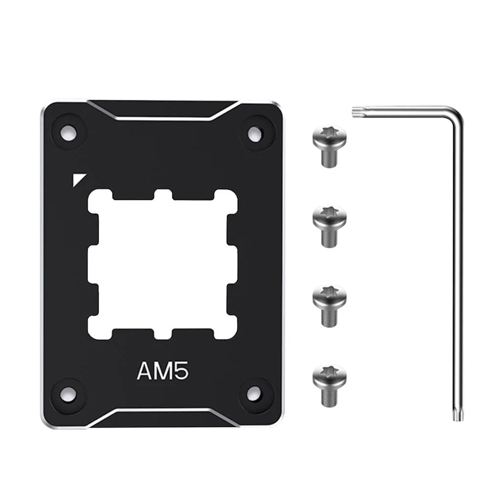 Yoetaun Yoetaun AM5 CPU Contact Frame Anti-Bend Buckle Black for X670 B650 75x56x7.5mm — product photo
