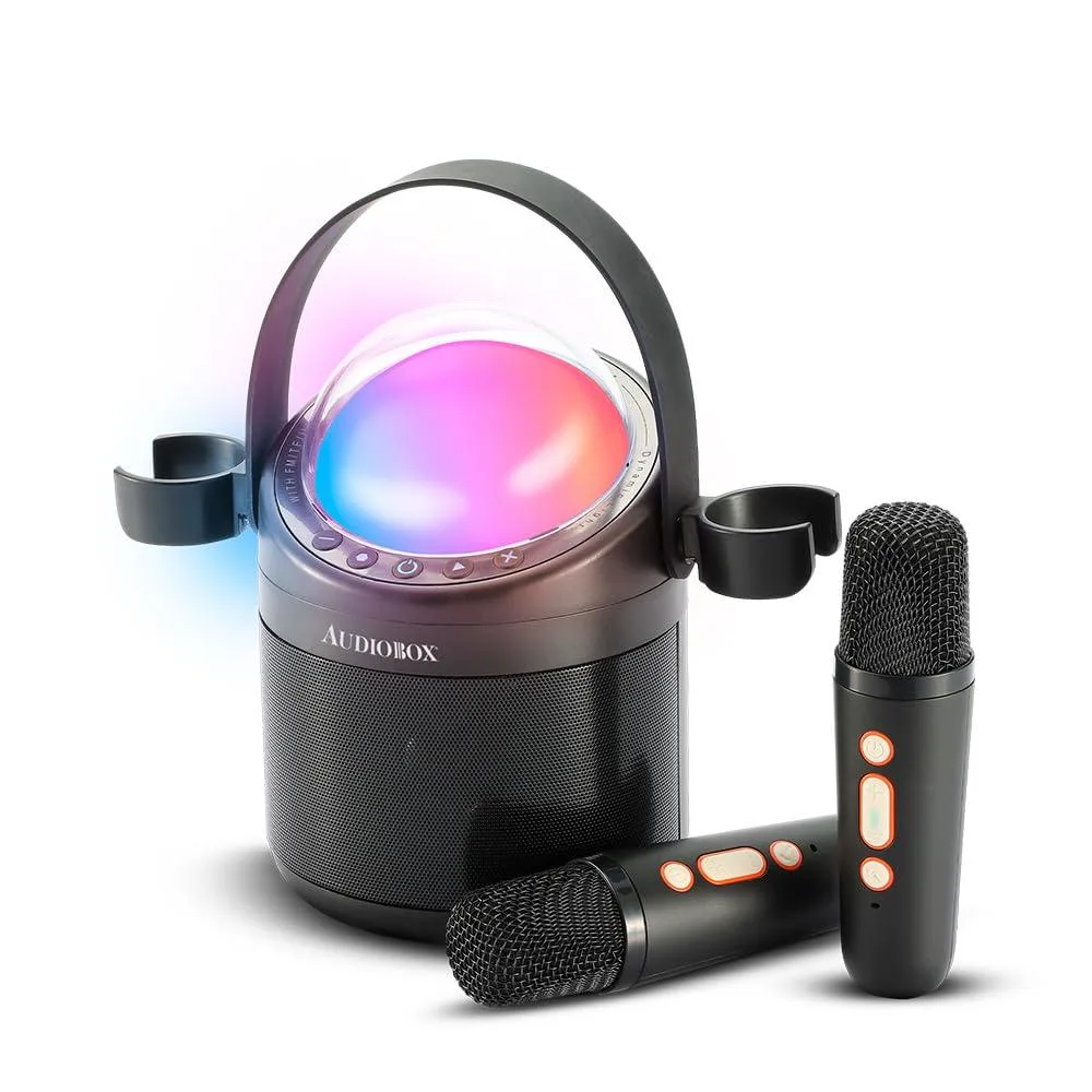  Audiobox ABK-500 Karaoke System 15 W Bluetooth 5.4 2 Wireless Mics — product photo