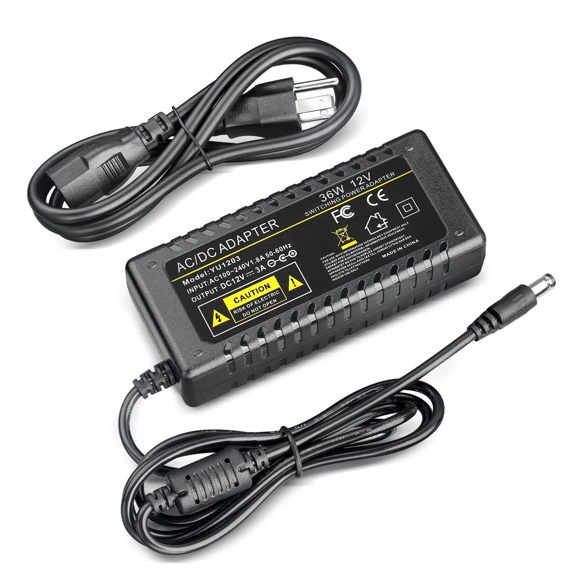 Dell 12V 3A 36W Power Adapter 5.5x2.5mm — product photo