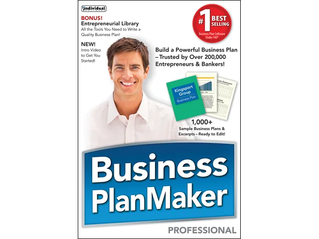 Individual Software Individual Software 8112023 Business PlanMaker Professional 12 accounting software — product photo
