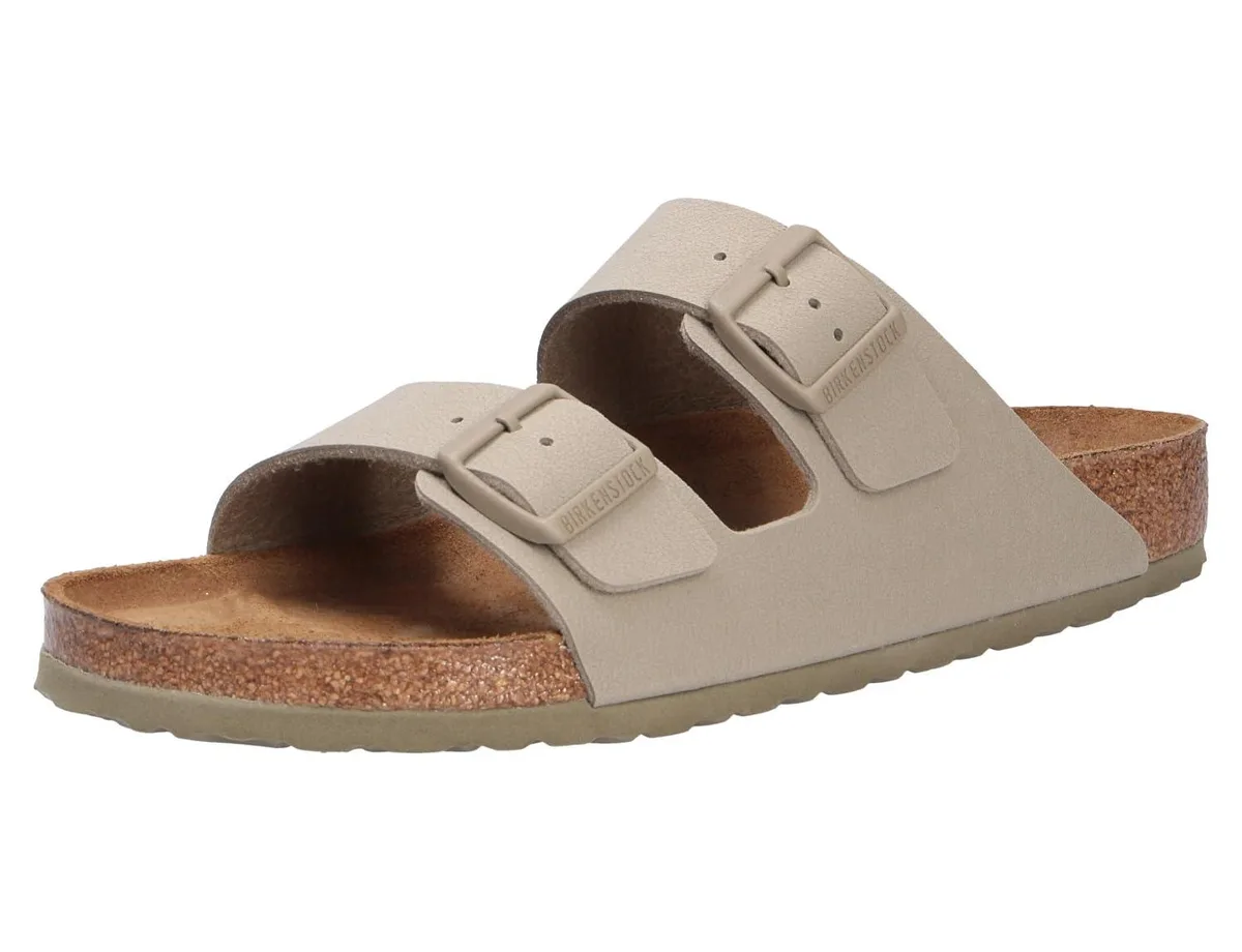 BIRKENSTOCK BIRKENSTOCK Arizona Birko-Flor Faded Khaki Sandals 3.95 — product photo
