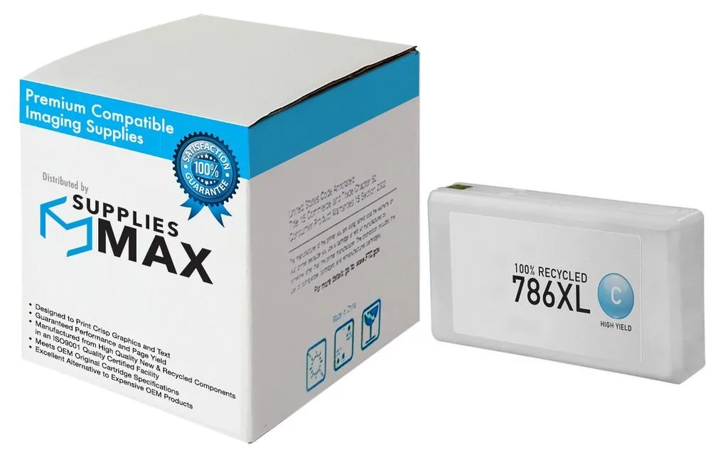 SuppliesMax SuppliesMax T786XL220 Cyan High Yield Inkjet Cartridge 2000 Pages — product photo