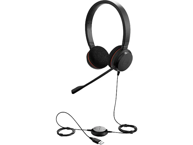 Jabra Enterprise Products Jabra Enterprise Products EVOLVE 20 UC Stereo Wired Headset Black USB 4999-829-209 — product photo