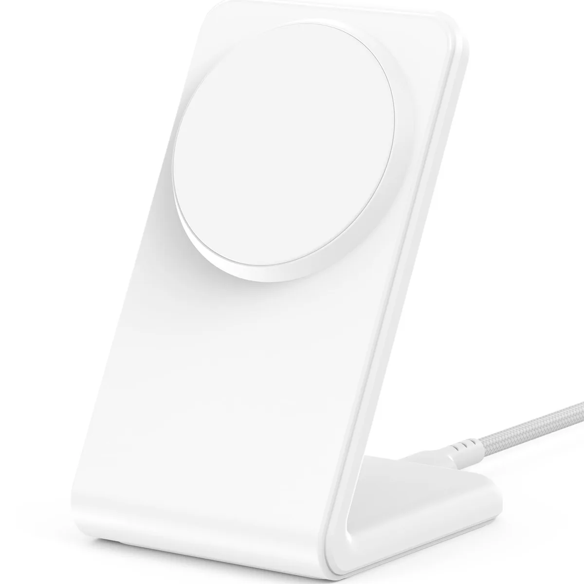No Sew No Sew Magnetic Wireless Charger iPhone 12-17 White — product photo