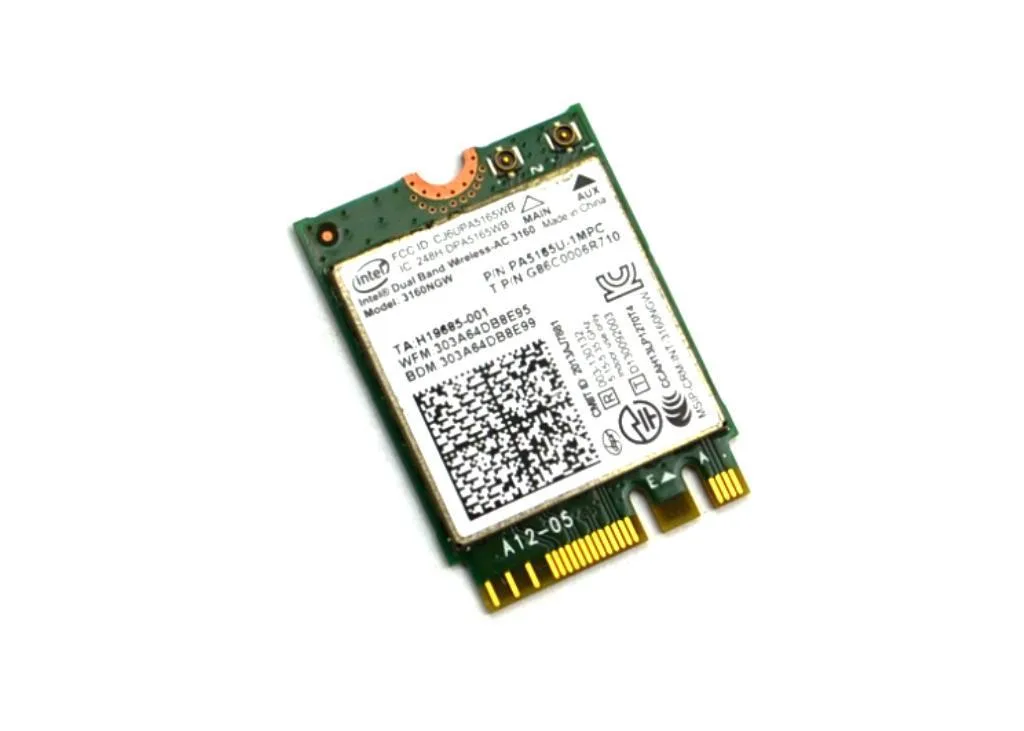 Toshiba Toshiba PA5165U-1MPC 3160 M.2 Wi-Fi adapter — product photo