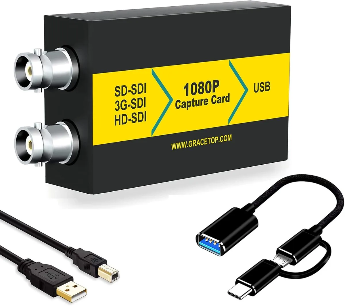 GRACETOP GRACETOP GTUS-SDI2USBGT SDI Capture Card 1080p 60fps — product photo