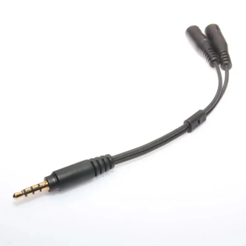 Defendwe Defendwe 3.5mm TRRS Y Splitter Male to 2 Female 20cm — product photo