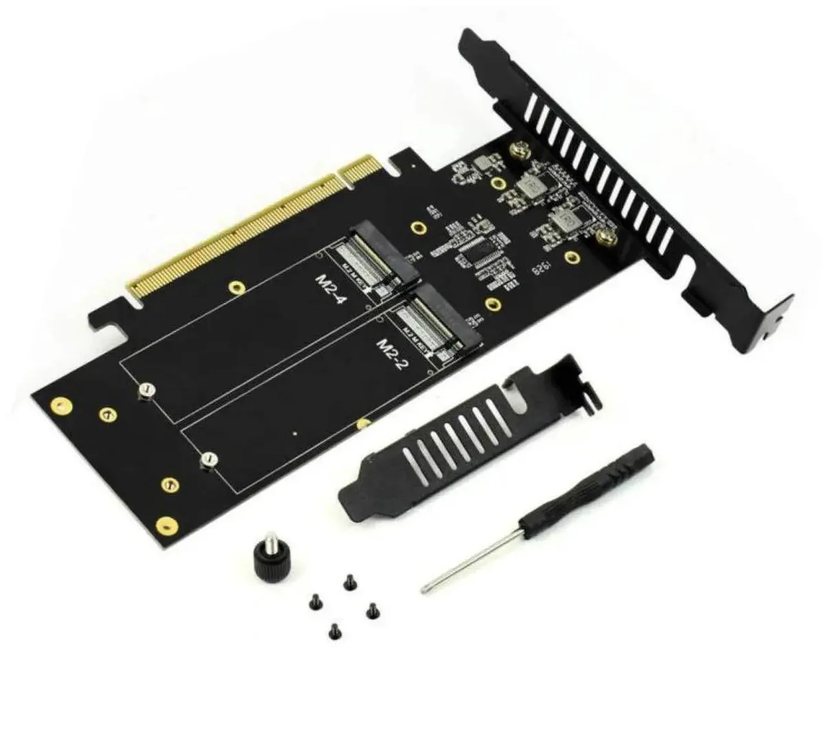 Vszerda Vszerda M2X16 PCIe 4.0 x16 to 4× NVMe 2280 expansion card — product photo