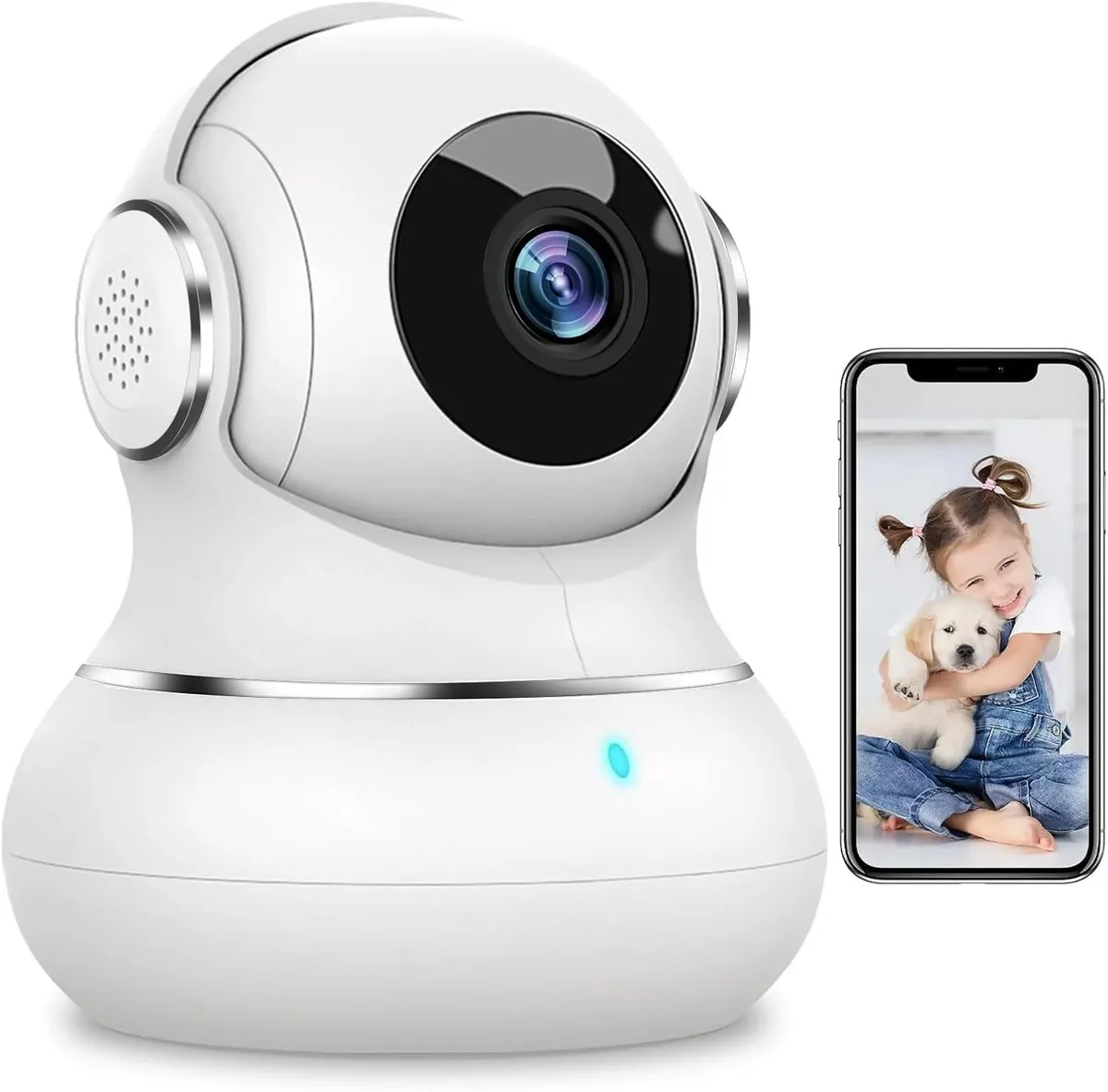 lelisten lelisten 2K 360° Pan/Tilt Network Camera 2.4GHz — product photo