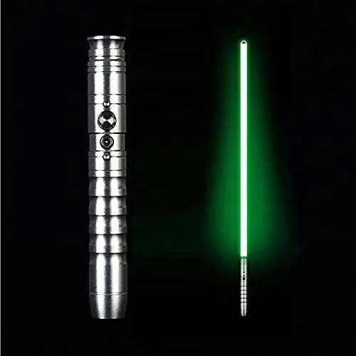 gengyouyuan gengyouyuan SilverHandle-greenLight Lightsaber 11 colors 18650 1200mAh 22.2mm — product photo