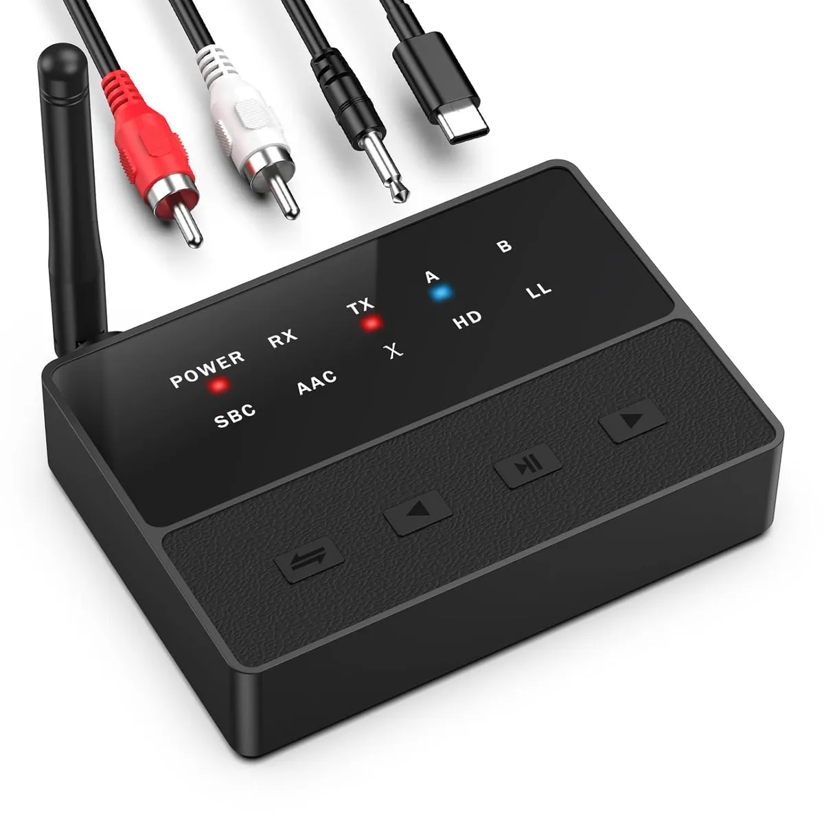 IHDAPP IHDAPP Bluetooth 5.3 Transmitter Receiver AUX RCA Wi-Fi adapter — product photo
