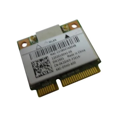 DELL DELL DW1901 802.11 a/b/g/n 2.4/5 GHz BT 4.0 Half Mini Card K2GW5 — product photo