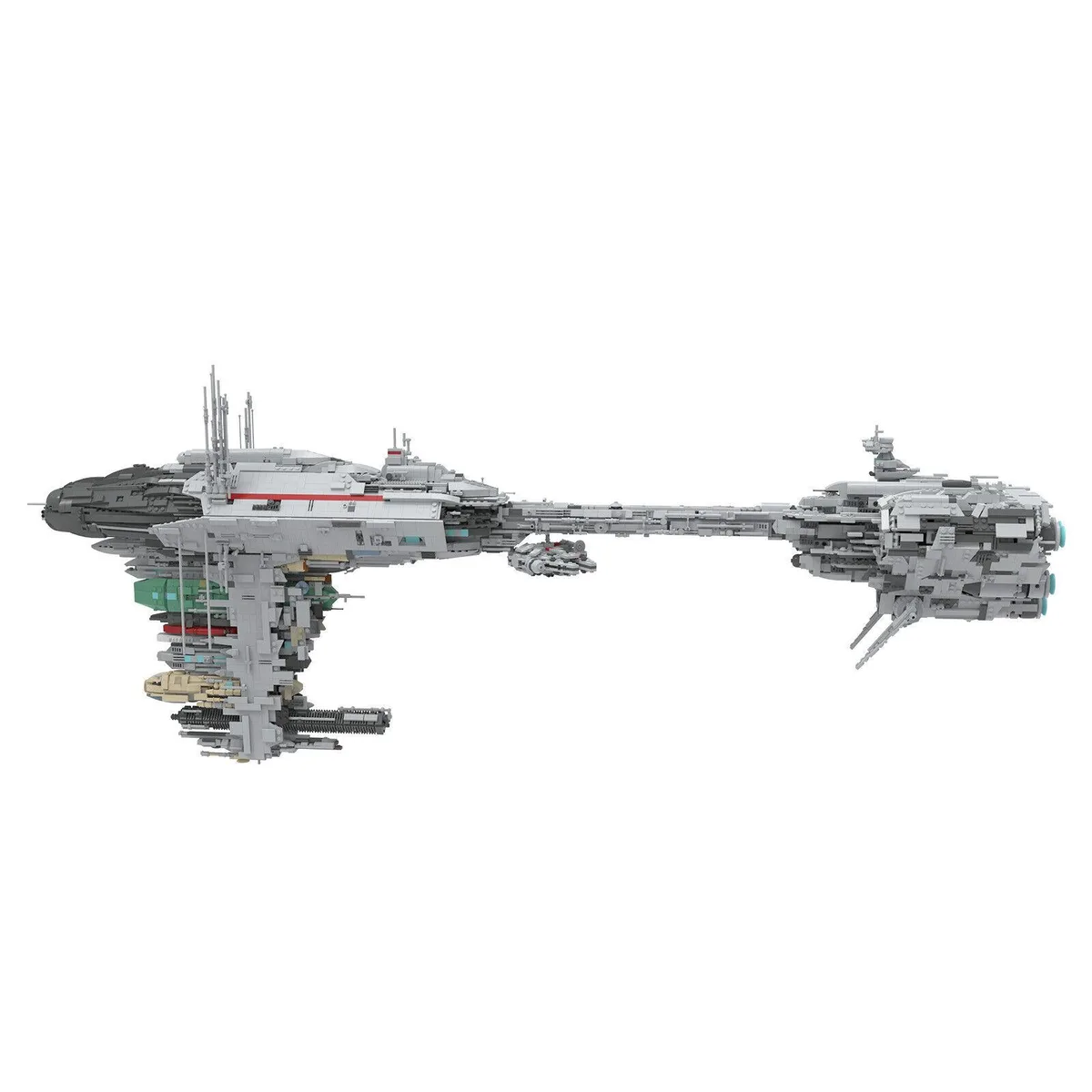 ZITIANYOUBUILD ZITIANYOUBUILD C4202 Star Wars Medical Frigate 5734 Parts — product photo