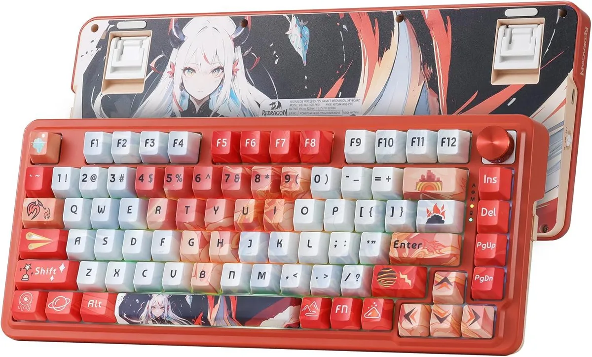 Redragon Redragon K673 PRO SE 75% 81 Keys Wireless Gasket RGB Gaming Keyboard — product photo