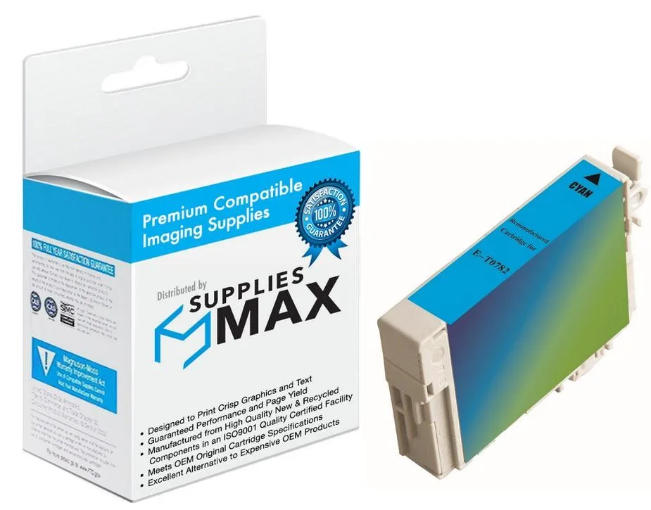 SuppliesMax SuppliesMax Epson T078220 Cyan Inkjet Cartridge — product photo
