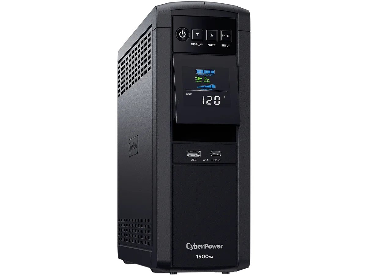 CyberPower CyberPower CP1500PFCLCD UPS 1500VA 1000W 12 Outlets — product photo