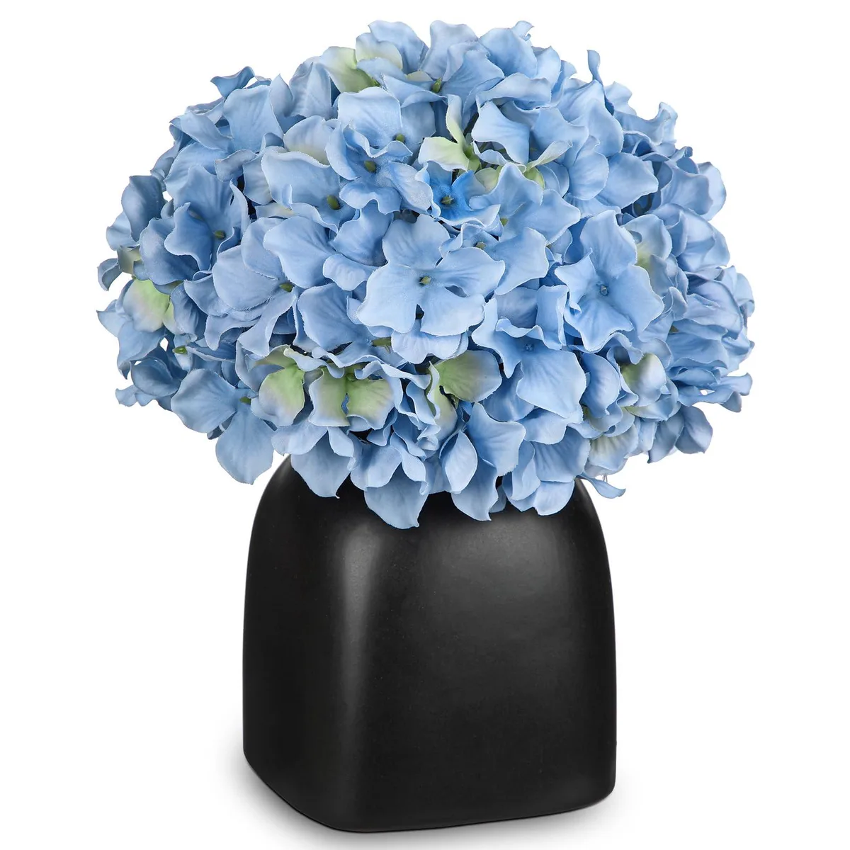  Briful Blue Hydrangea Artificial Flowers Ceramic Vase 31cm 1.102kg — product photo