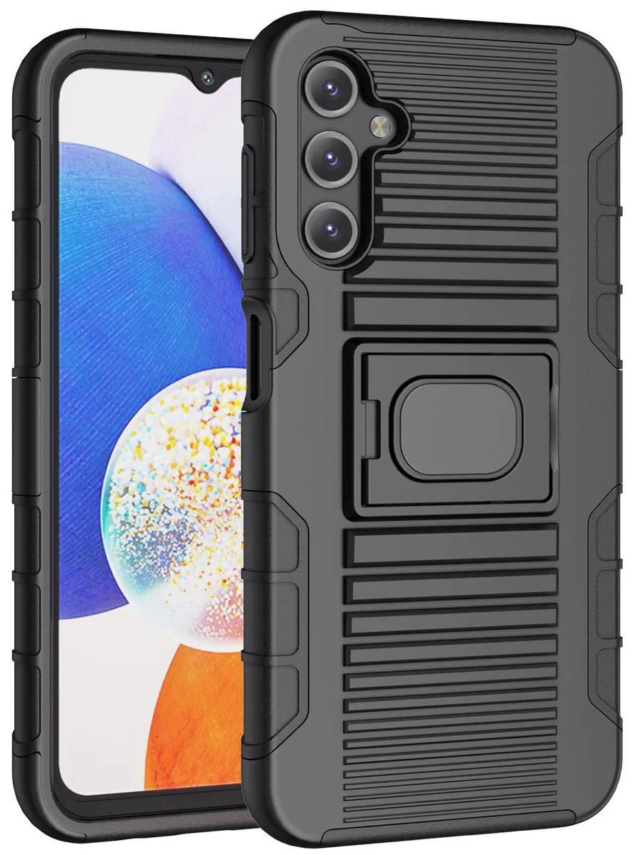 Nakedcellphone Nakedcellphone Ring Grip Case for Samsung Galaxy A14 5G Black — product photo