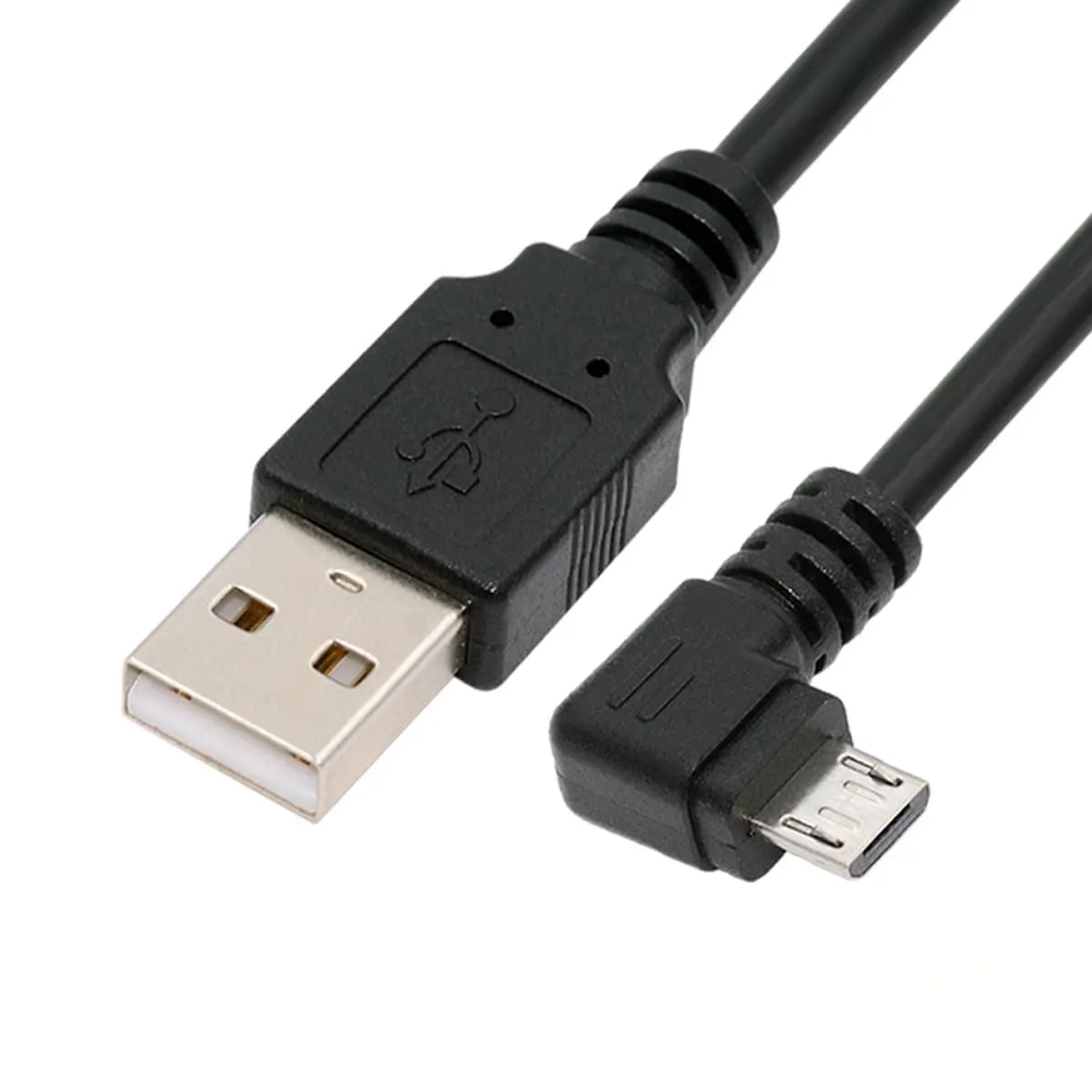 Fervit Fervit Left Angled 90 Degree Micro USB 5Pin to USB 2.0 Cable 150cm 480Mbps — product photo