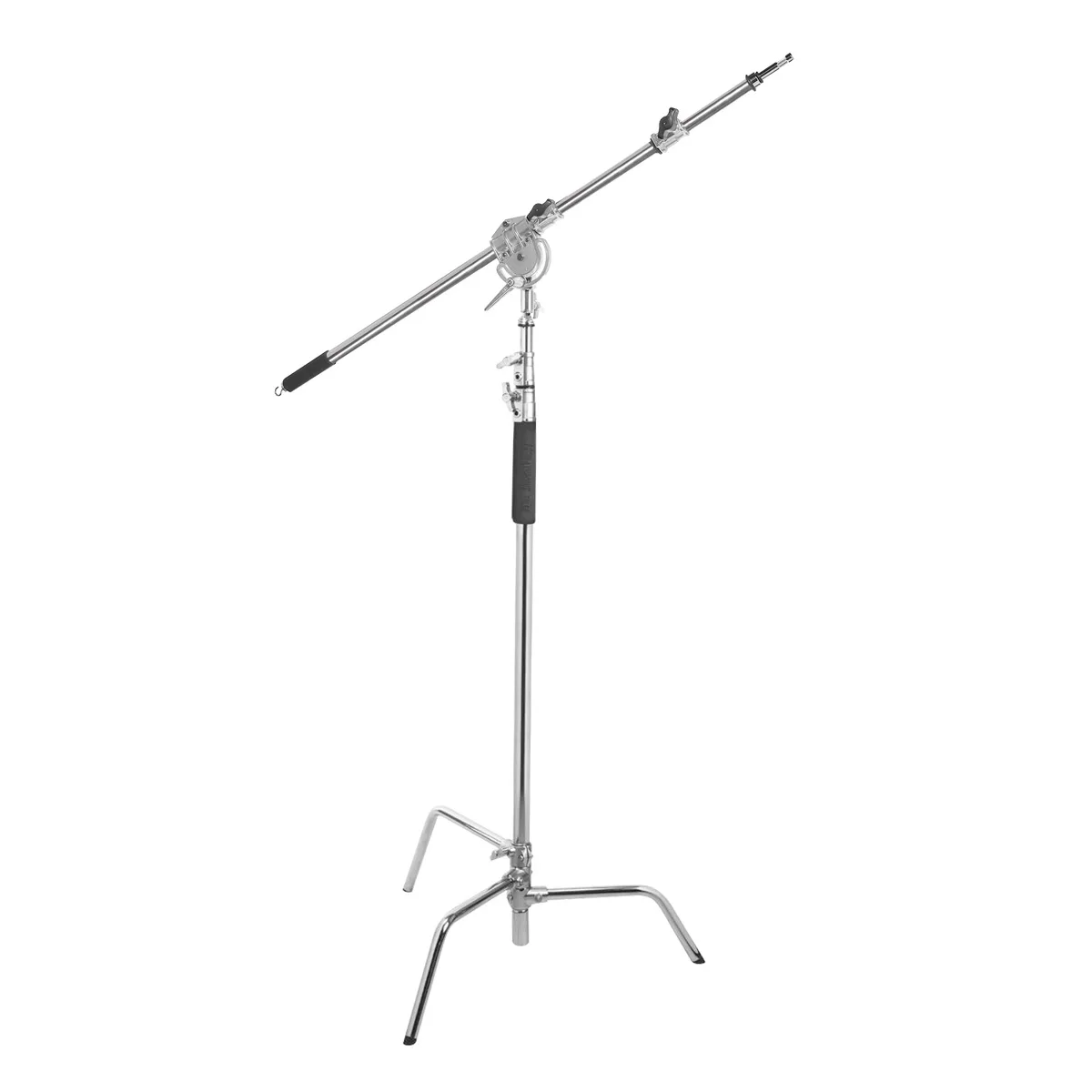 Flashpoint Brand Flashpoint Turtle Base C-Stand &amp; Cross Arm Boom Kit Chrome 10.5 — product photo