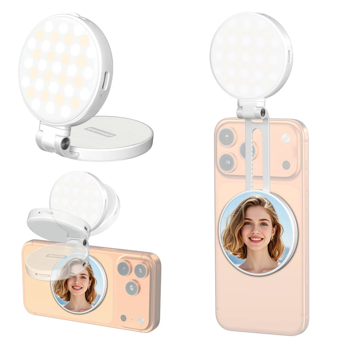 Neewer N37-W-NMW-US Magnetic Selfie Light White — product photo