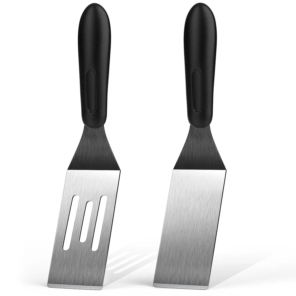  Iwatani 2-Piece Mini Spatula Set 8 in x 1.7 in Silver Bamboo 2 PCS — product photo