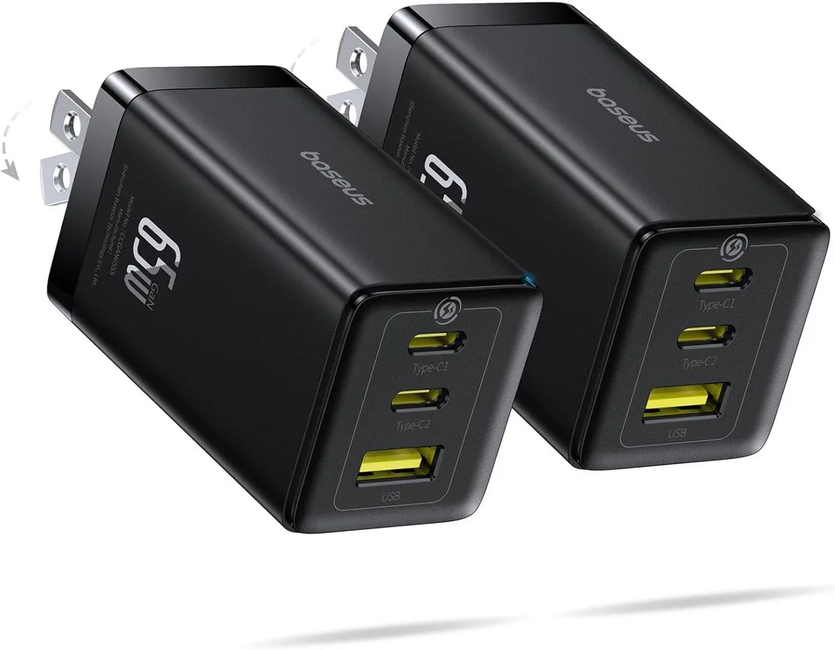 Elestur Elestur 65W USB-C Charger 3-Port PPS 2-Pack — product photo