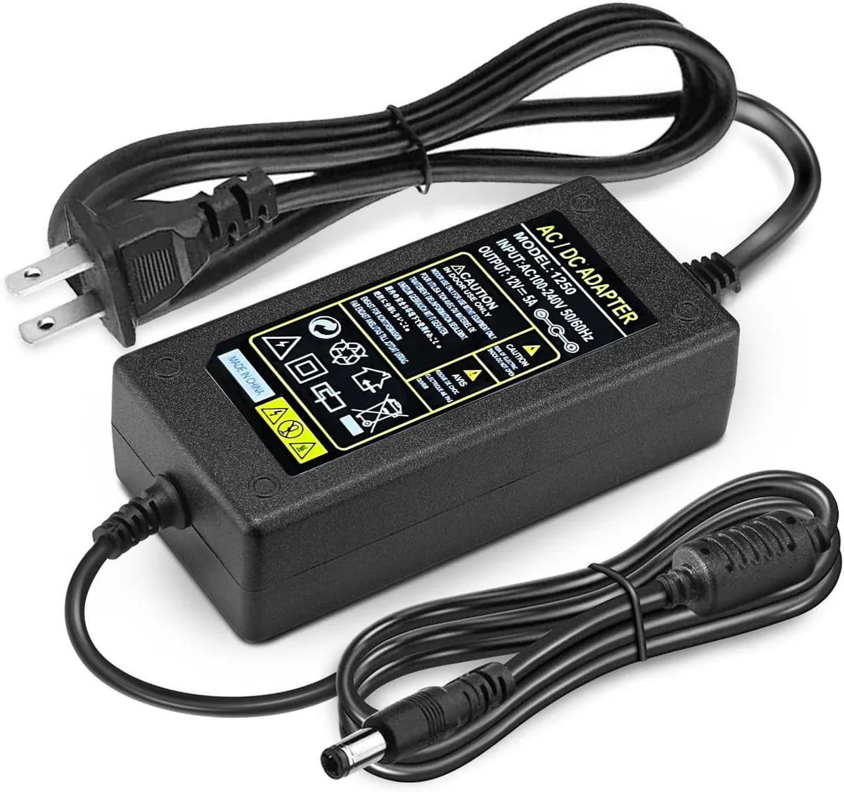 Kenuco Kenuco 12V 5A AC Adapter for Sceptre EC Series 5.5 x 2.1 mm — product photo