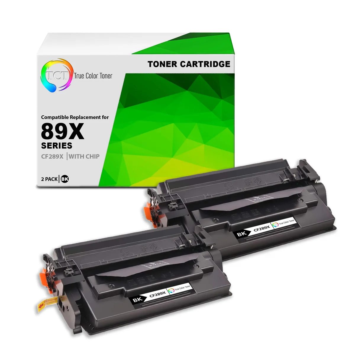 True Color Toner True Color Toner CF289X Black Toner Cartridge 2 Pack 10000 Pages — product photo