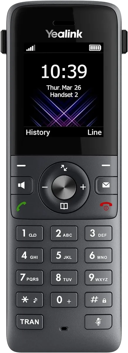 Yealink Network Technology Co., Ltd Yealink Network Technology Co., Ltd W78H DECT Handset - Black — product photo