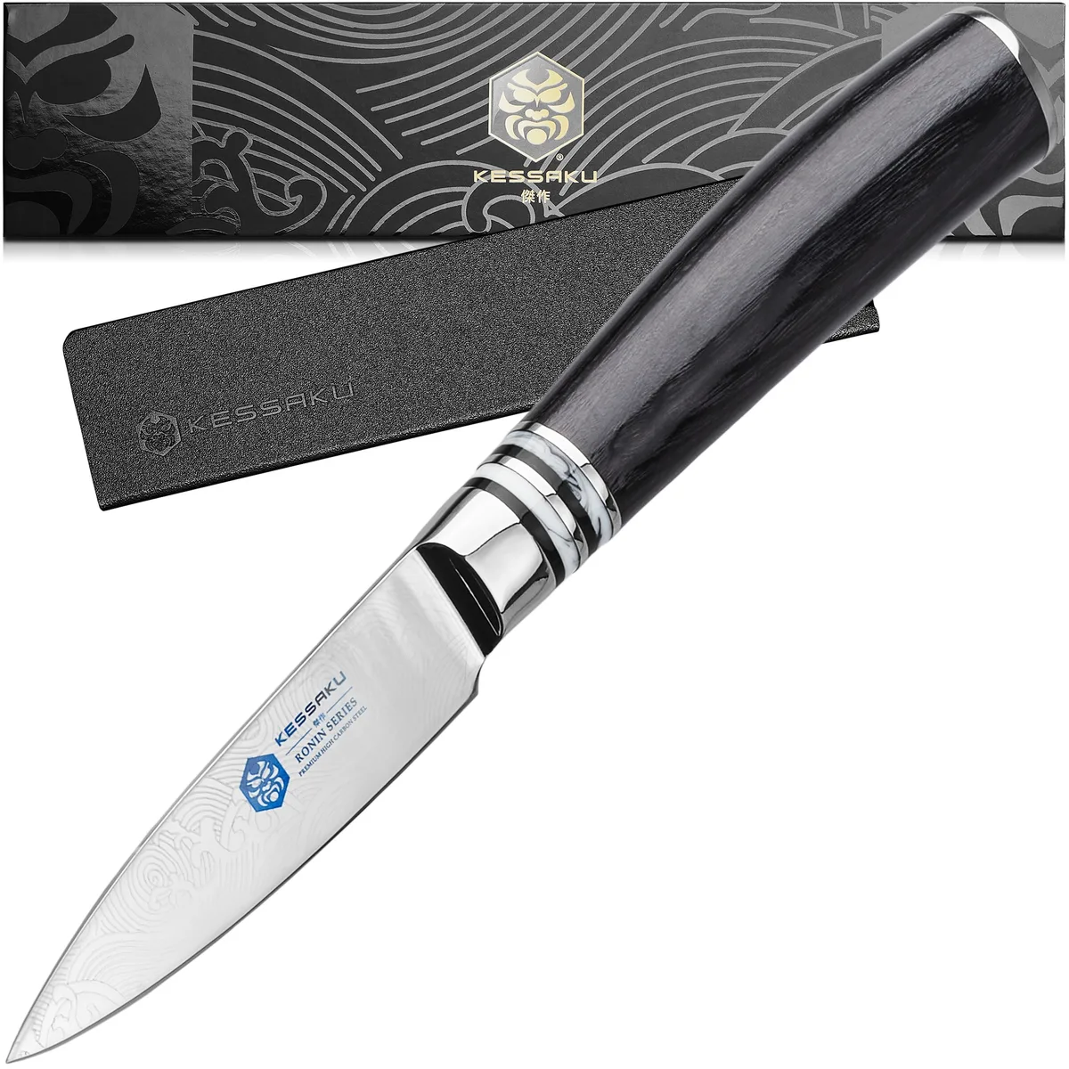 Kessaku Kessaku KES43035 3.5" Paring Knife 7Cr17MoV Steel Pakkawood Handle — product photo