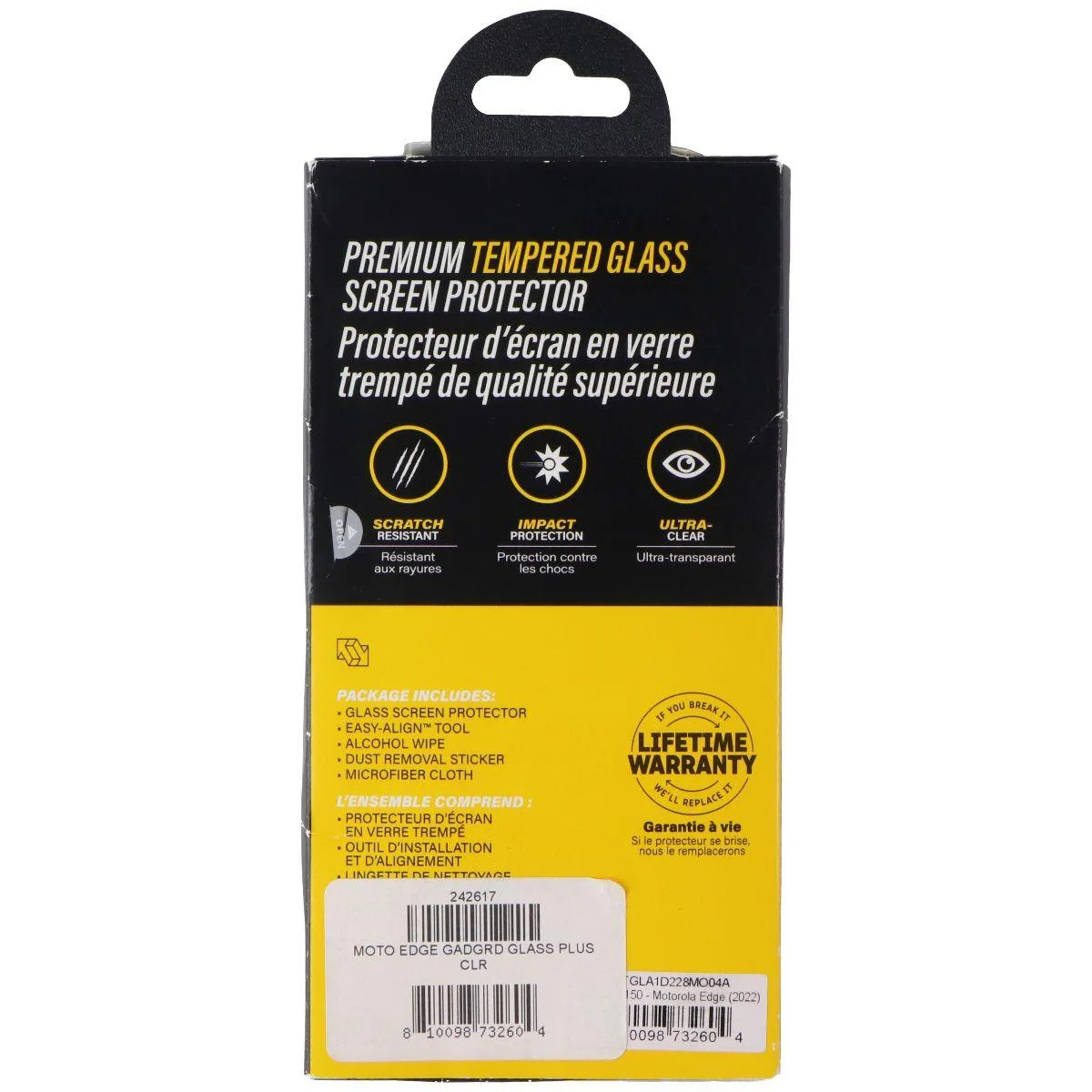 Invisible Gadget Guard Invisible Gadget Guard Glass Screen Protector Motorola Moto Edge (2022) — product photo