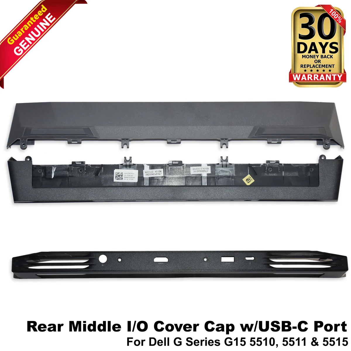 DELL DELL G15 5510 5511 5515 Rear Middle I/O Cover Cap USB-C CTCJ6 — product photo