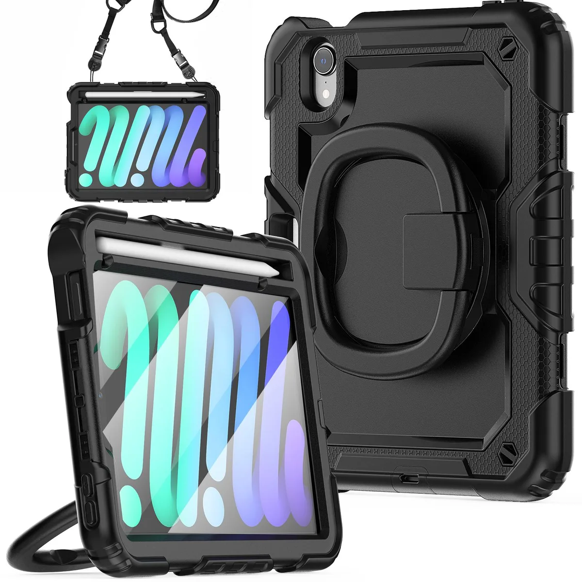 BONAEVER BONAEVER iPad Mini 7 2024 / Mini 6 8.3" Hard Case Black — product photo