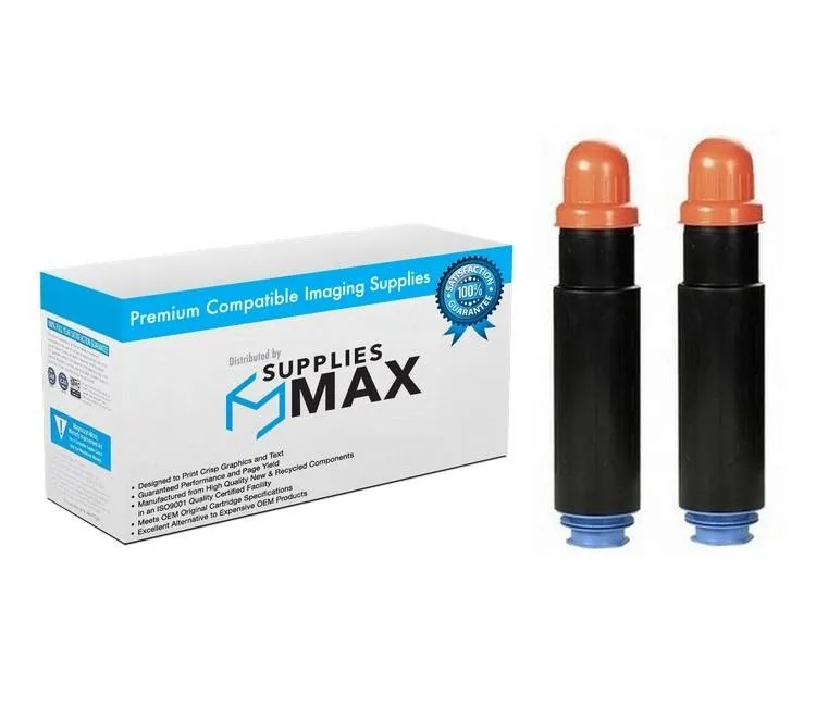 SuppliesMax SuppliesMax Compatible Toner Cartridge 2 Pack 21000 Pages Black GPR-15 9629A003AA_2PK — product photo