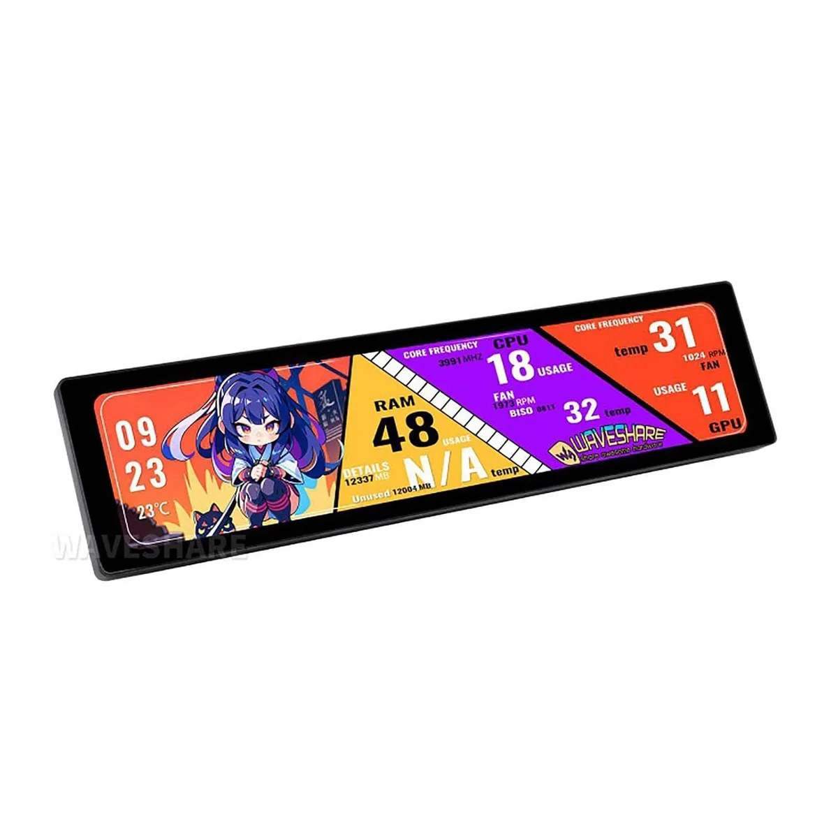 LORDWORLD LORDWORLD 11.9 Inch 320×1480 IPS Touch Monitor — product photo