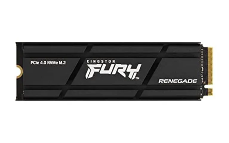 Kingston Technology Corp. Kingston Technology Corp. Fury Renegade 4TB PCIe 4.0 NVMe M.2 2280 internal SSD with heatsink — product photo