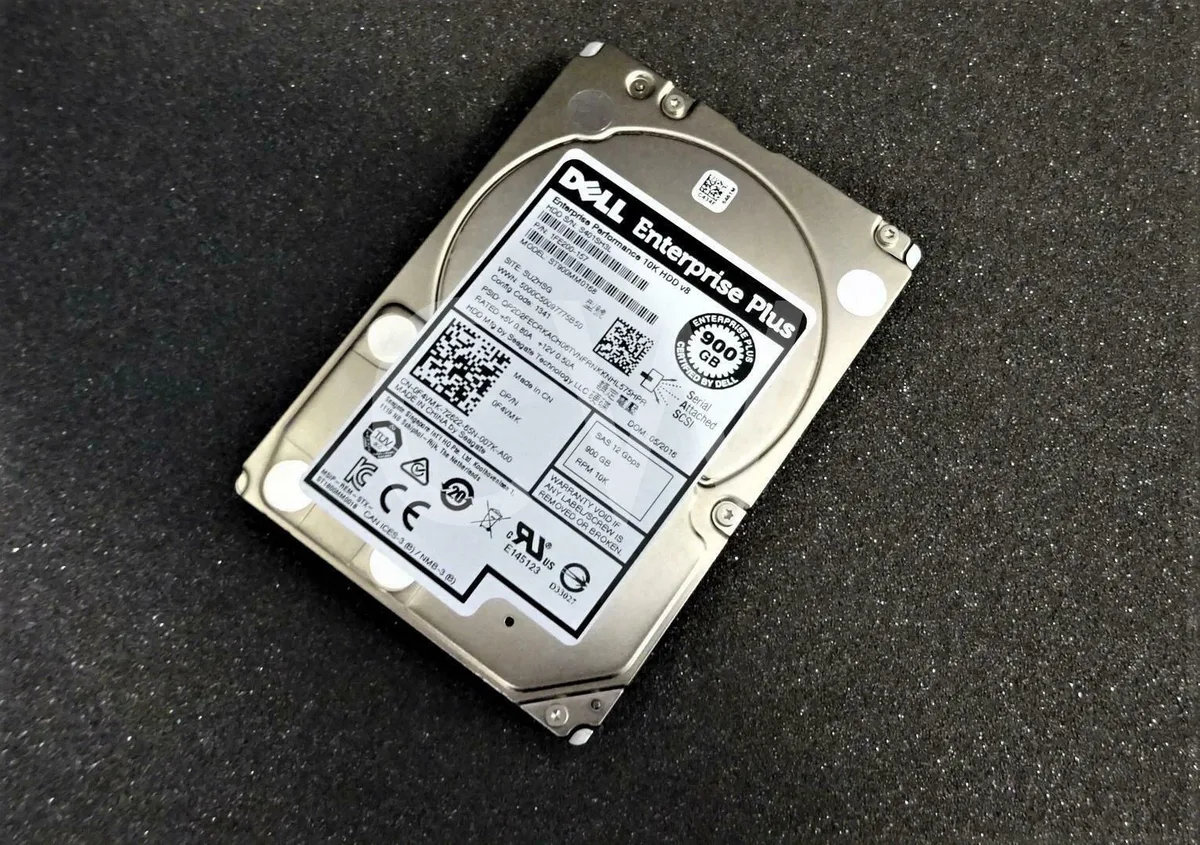 DELL DELL 900GB 10K 12G 2.5" SAS internal hard drive ST900MM0168 — product photo